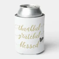 thankful grateful blessed thanksgiving holiday can cooler