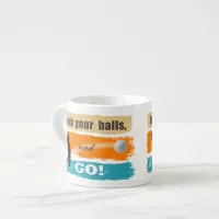 Funny Golf Grab Your Balls Espresso Cup