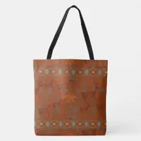 Southwest Canyons Petroglyphs Tote Bag