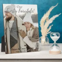 Christmas Magazine Cover Engagement Announcement  Plaque