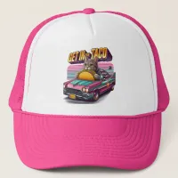 Feline Fiesta in Pink Ride Trucker Hat