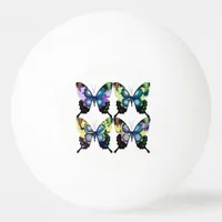 Realm of Morpho Blue Elegant Butterflies Ping-Pong Ball