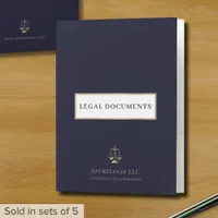 Professional Attorney Folders with Custom Logo