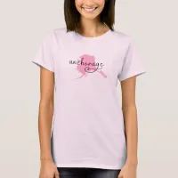 Handwriting Heart Anchorage Alaska in Pink T-Shirt