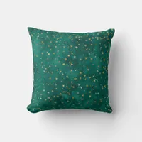 Inky Stars Throw Pillow