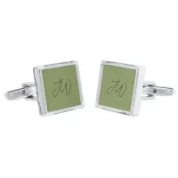 Timeless Elegance Personalized Initials Cuff Links