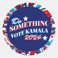 Do Something | Vote Kamala 2024 Classic Round Sticker