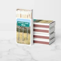 Turn Left to Shooting Range Matchboxes