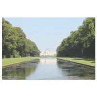 Schloss Benrath - View over Mirror Pond Tissue Paper