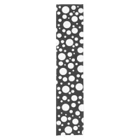 White Polka Dots on Black | Short Table Runner