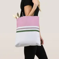 Trendy modern stylish simple Retro Stripes striped Tote Bag