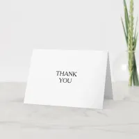 Custom Personalized Thank You Occasion General 5x7 Note Card