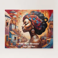 Afrofuturism :Vibrant African Beauty & Heritage Jigsaw Puzzle