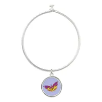 Colorful butterflies bangle bracelet