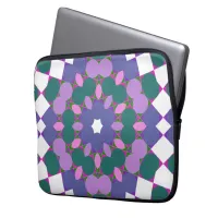 Vintage multicolor pattern laptop sleeve