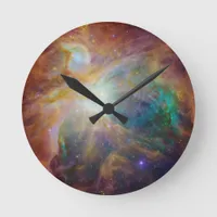 Orion Nebula Round Clock