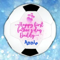 Happy First Father's Day Daddy | Soccer Ball