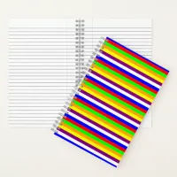 Almost-Rainbow Striped Notebook
