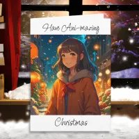 Ani-mazing Christmas Anime Pun Card