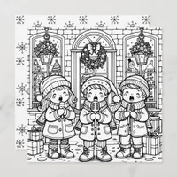 Wishing You a Merry Christmas | Color Me Holiday Card