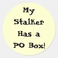 My Stalker Has Sticker