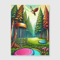 Retro Disc Golf Course and Eagle