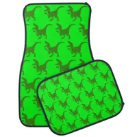 Rampaging Dinosaurs Car Floor Mat