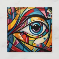 Abstract Eye Colorful Art Deco