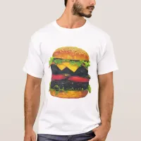 Double Deluxe Hamburger with Cheese T-Shirt