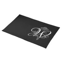 Personalized Monogram Initial  Cloth Placemat