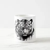 Tigers Head on a coffee mug collectors set
