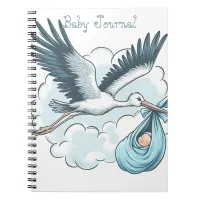 Baby Journal Spiral Photo Notebook