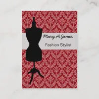 chic dressmaker mannequin Business Cards