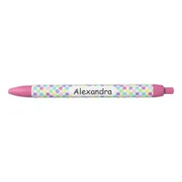 Fun Colorful Polka Dots Pen