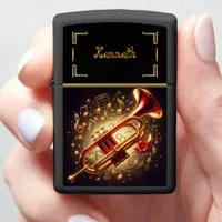 Golden Trumpet Musical Zippo Lighter