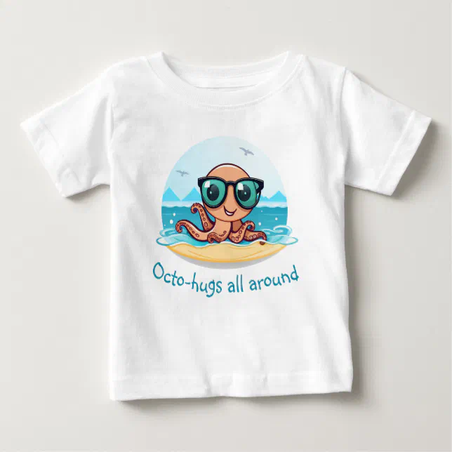 Sea Adventure | Cute Octopus with Sunglasses