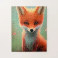 Adorable Red Fox Jigsaw Puzzle