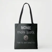 Amplified Blackness, Spinal Tap Inspired Rocker Tote Bag