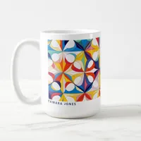 Bauhaus Geometric Abstract Pattern#3 ID1068 Coffee Mug