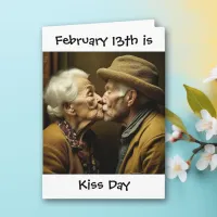 February 13th is Kiss Day Card