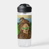 Retro Bigfoot | Vintage Colors Sasquatch Pop Art  Water Bottle