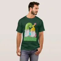 Gnome Couple Standing in the Grass Unisex T-Shirt