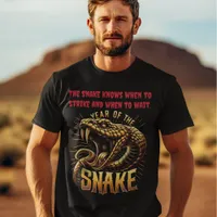 Celebrate the Year of the Snake in vibrant colors T-Shirt