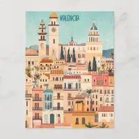 Valencia Spain Postcard