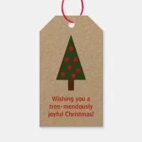 Minimalist "Tree-mendous" Christmas Gift Tags