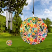 Bright Yellow Pretty Flowers Nature Lovers | Wind Chime