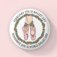 Dance Holiday | Ballet Day Button