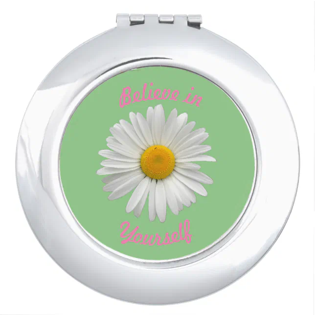 Believe in Yourself - Cheerful White Daisy