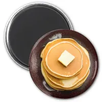 Pancakes with Butter Food Magnet