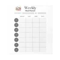 Plan Your Week, Transform Your Life! Meal Planner Notepad